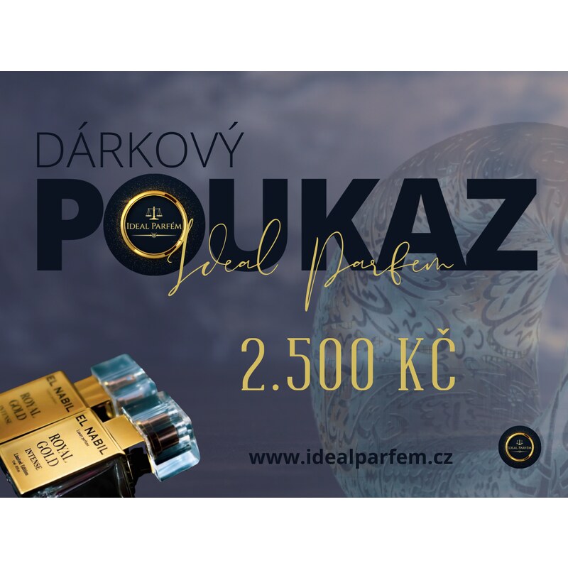 Dárkový poukaz 2 500 Kč