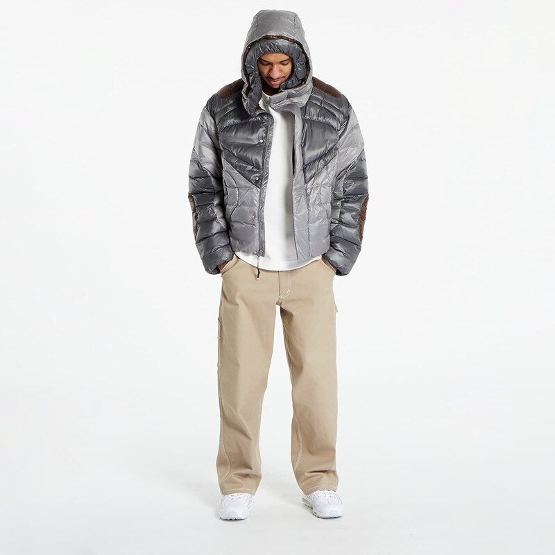 Pánská péřová bunda Nike Sportswear Tech Pack Therma-FIT ADV Oversized Hooded Jacket ﻿Flat Pewter/ Iron Grey
