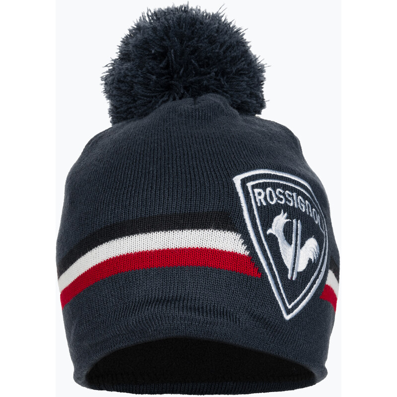 Rossignol Rooster Pompon pánská zimní čepice dark navy