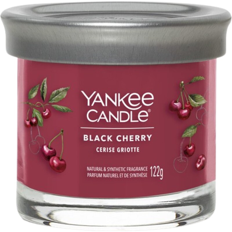 Malá vonná svíčka Yankee Candle Black Cherry Signature Tumbler