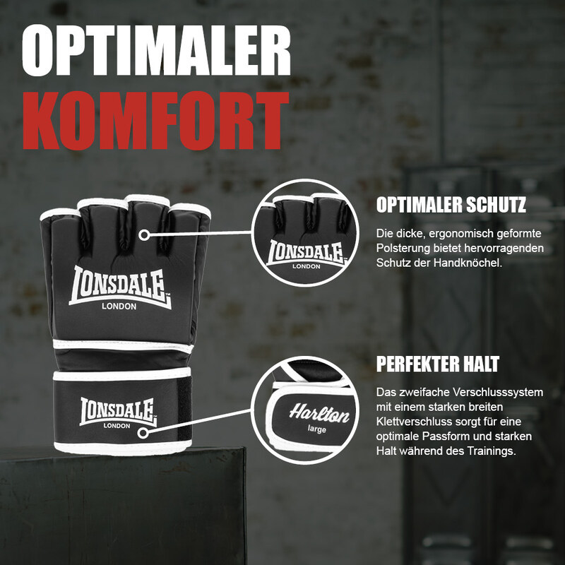 Lonsdale Artificial leather MMA sparring gloves