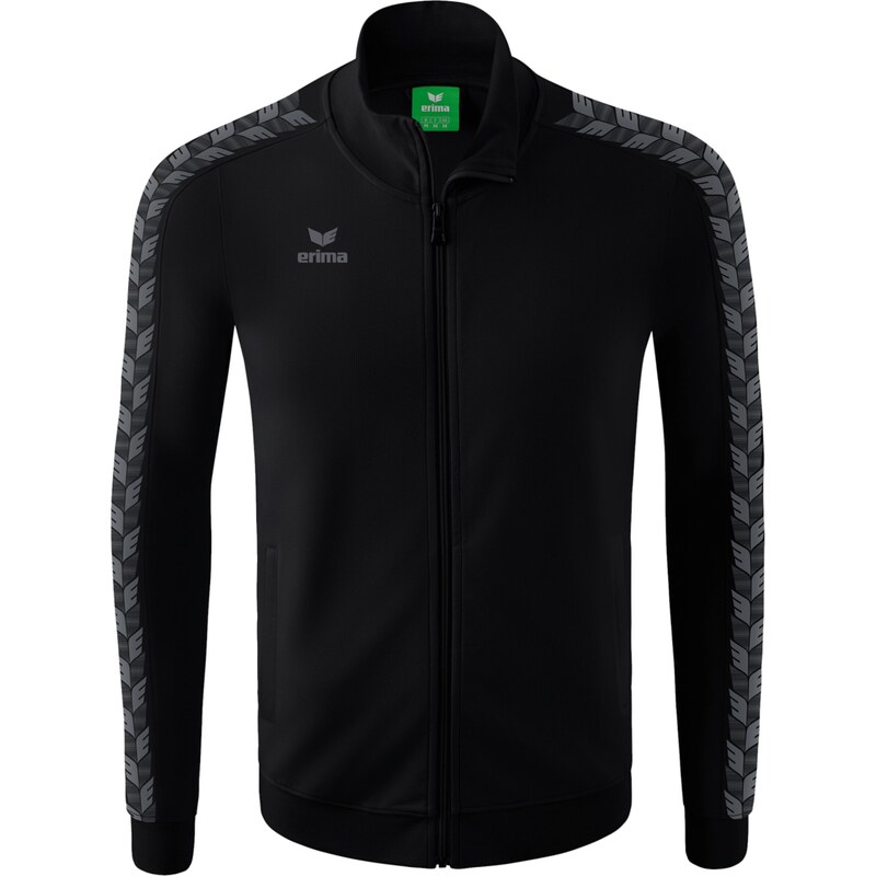 ERIMA Sportovní bunda Essential Team tmavě šedá / černá