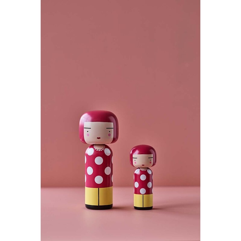 Panenka kokeshi Lucie Kaas Dot Alder Wood