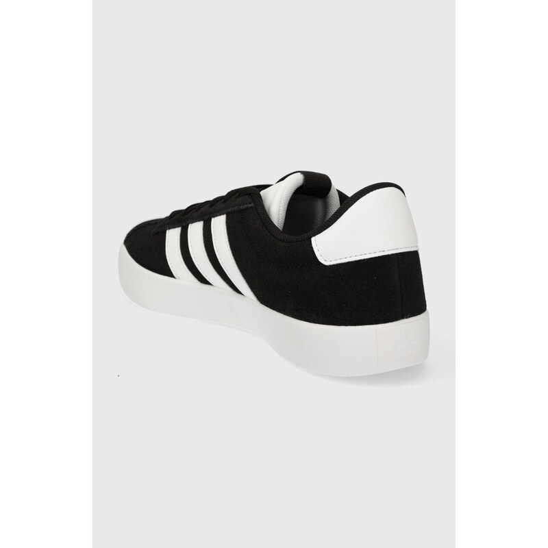 Semišové sneakers boty adidas COURT černá barva, ID6278