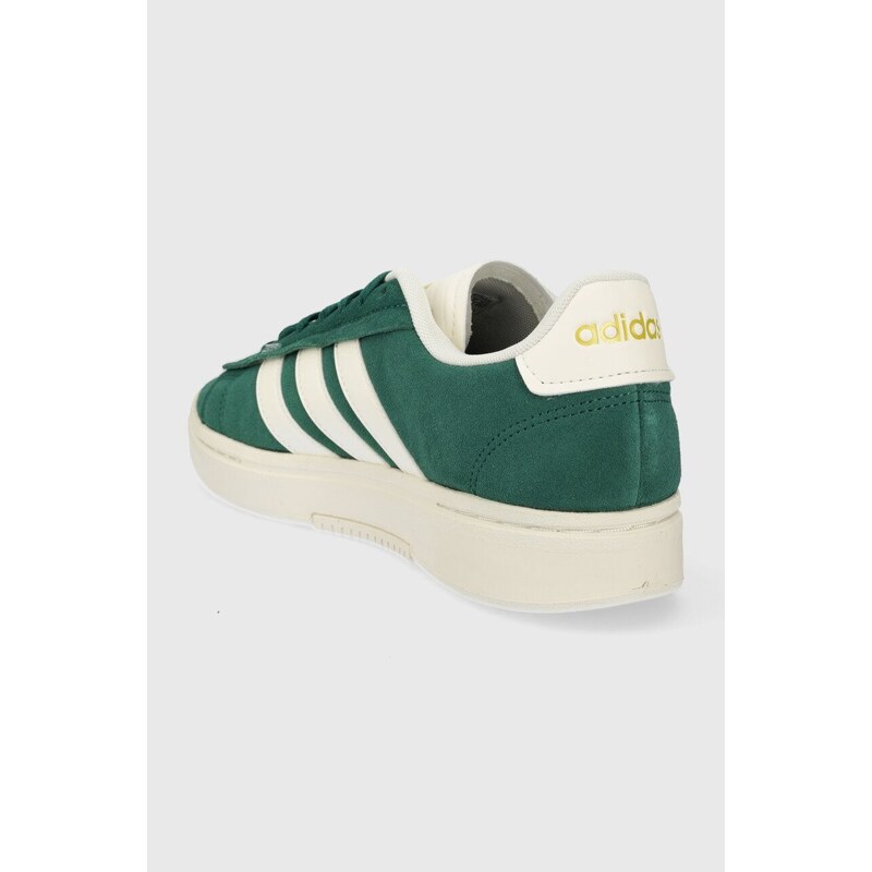 Semišové sneakers boty adidas GRAND COURT zelená barva, IE1451