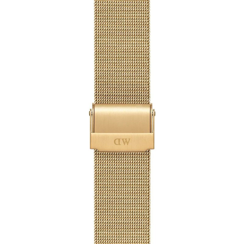 Řemínek pro apple watch Daniel Wellington Smart Watch Mesh strap G 18mm zlatá barva