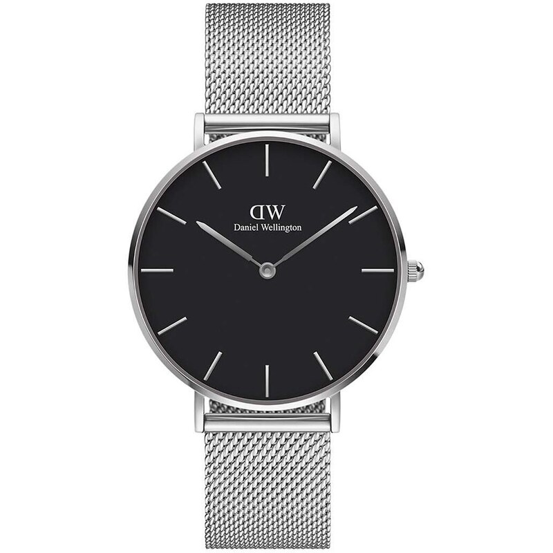 Hodinky Daniel Wellington Petite 36 Sterling stříbrná barva