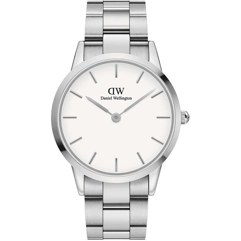 Hodinky Daniel Wellington Iconic Link 36 stříbrná barva