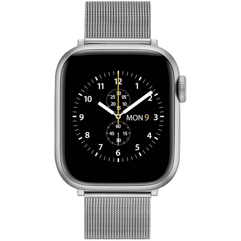 Řemínek pro apple watch Daniel Wellington Smart Watch Mesh strap S stříbrná barva