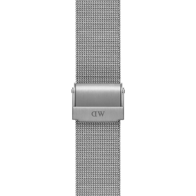 Řemínek pro apple watch Daniel Wellington Smart Watch Mesh strap S stříbrná barva