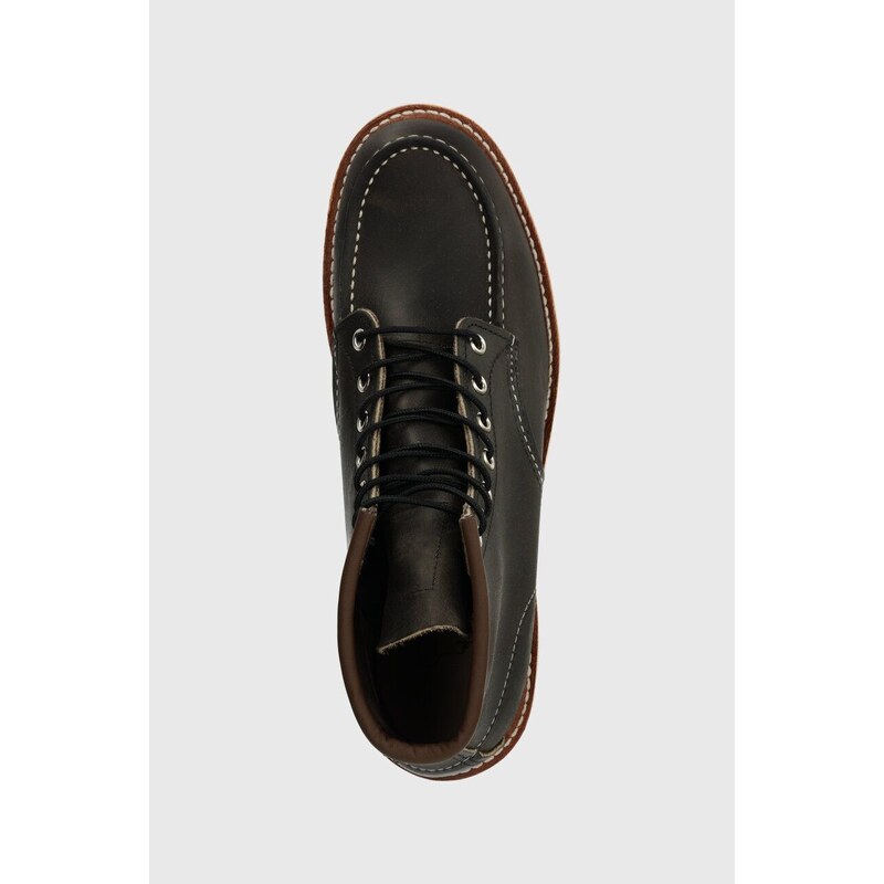 Kožené boty Red Wing 6-INCH Classic Moc pánské, hnědá barva, 8890