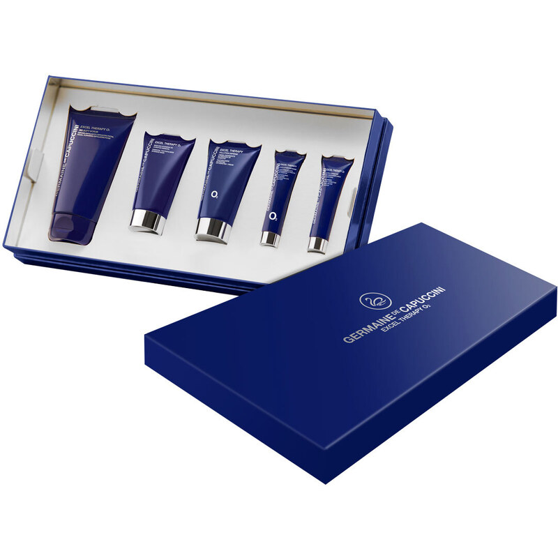 Germaine de Capuccini Excel Therapy O2 Luxury Set - pleťový krém 50 ml + oční krém 15 ml + pleťový peeling 150 ml + pleťová maska 50 ml + krém na rty…