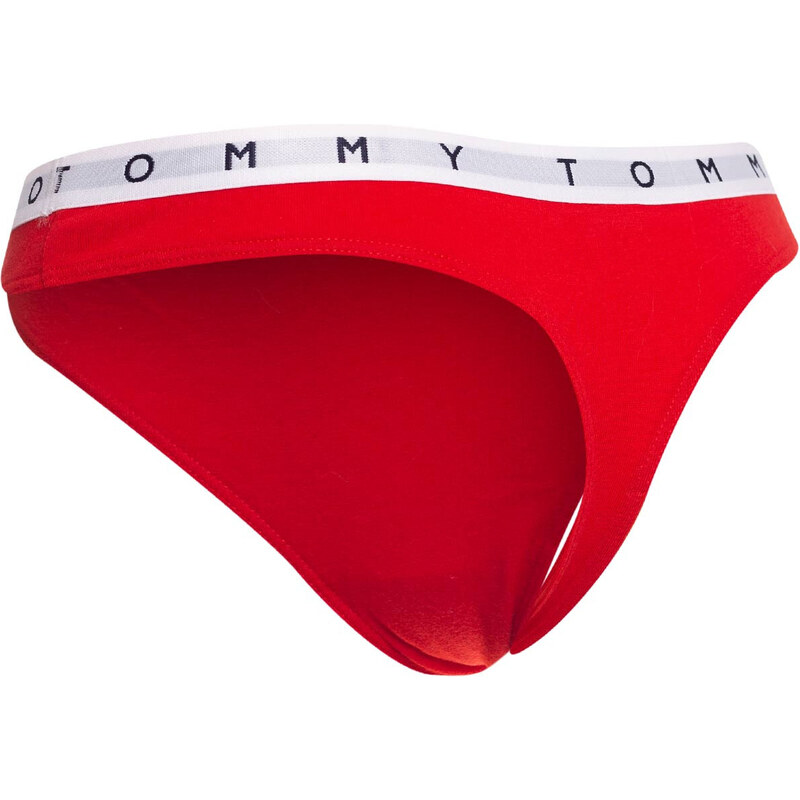 Tommy Hilfiger 3Pack tanga kalhotky UW0UW025210RZ Červená/růžová/modrá