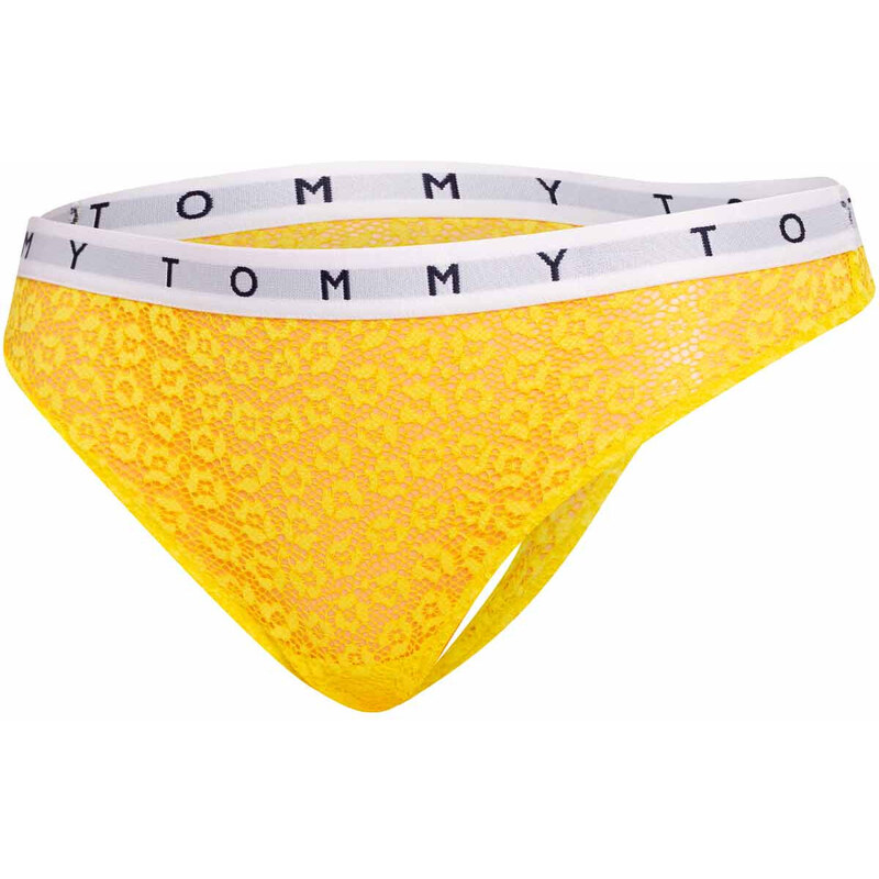 Tommy Hilfiger 3Pack tanga kalhotky UW0UW025240Y0 Yellow/Green/Pink