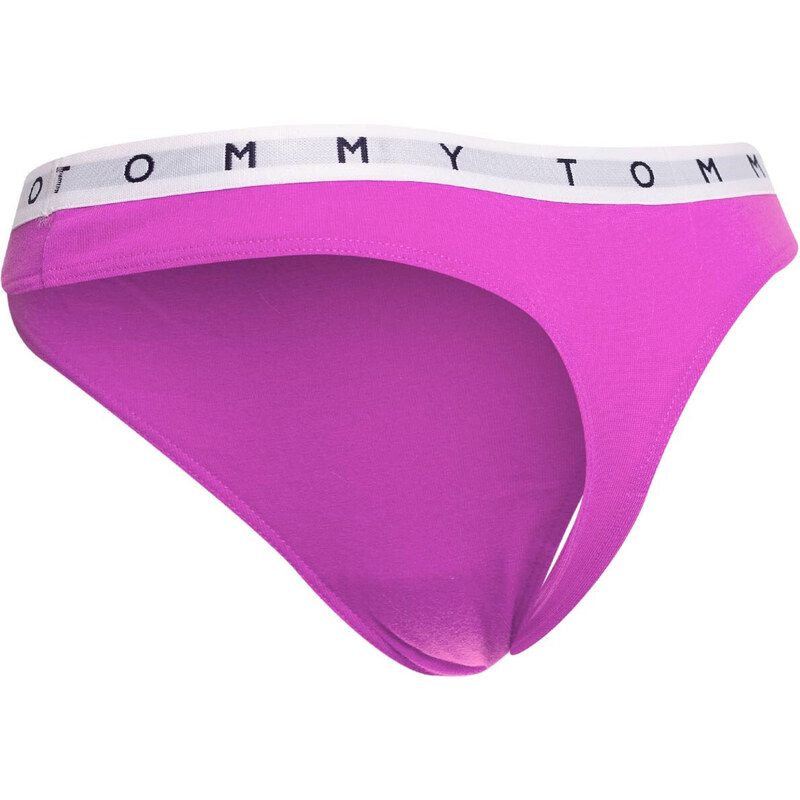 Tommy Hilfiger 3Pack tanga kalhotky UW0UW025210RZ Červená/růžová/modrá