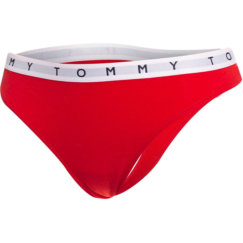 Tommy Hilfiger 3Pack tanga kalhotky UW0UW025210RZ Červená/růžová/modrá