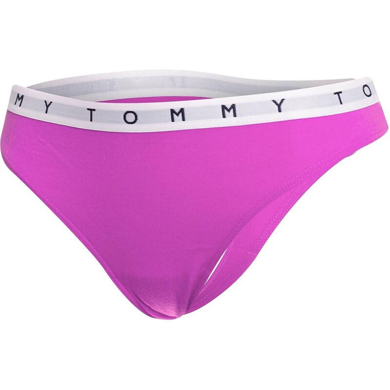 Tommy Hilfiger 3Pack tanga kalhotky UW0UW025210RZ Červená/růžová/modrá