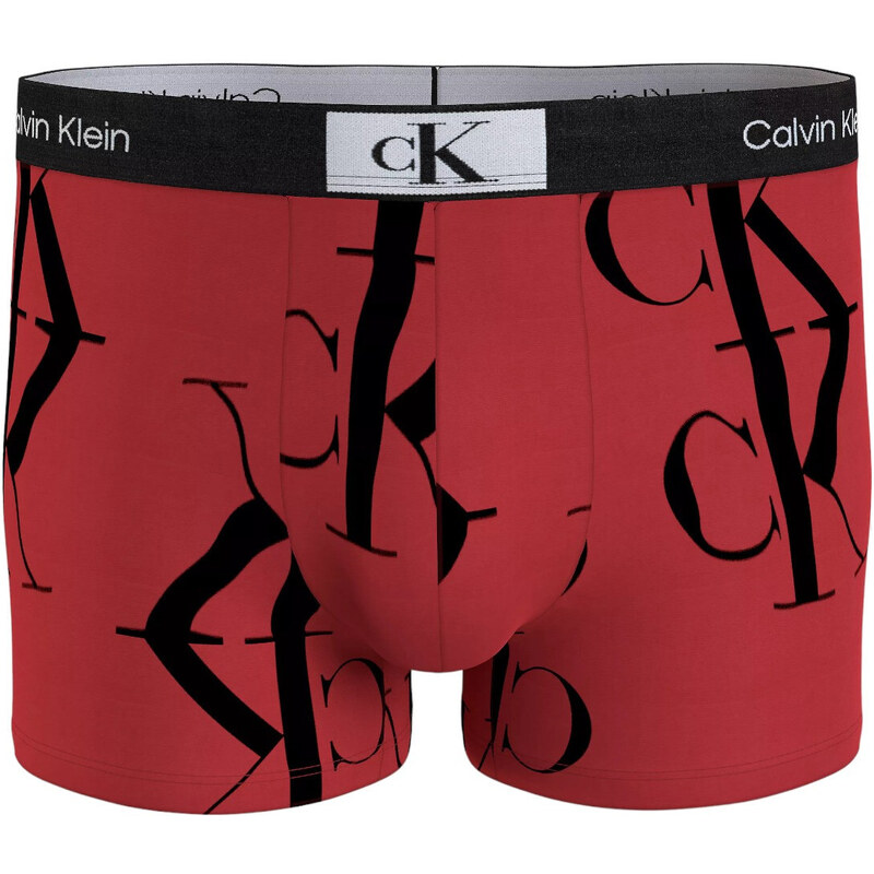 Calvin Klein Underwear Pánské boxerky Calvin Klein Spodní prádlo 000NB3403AGNP Červená