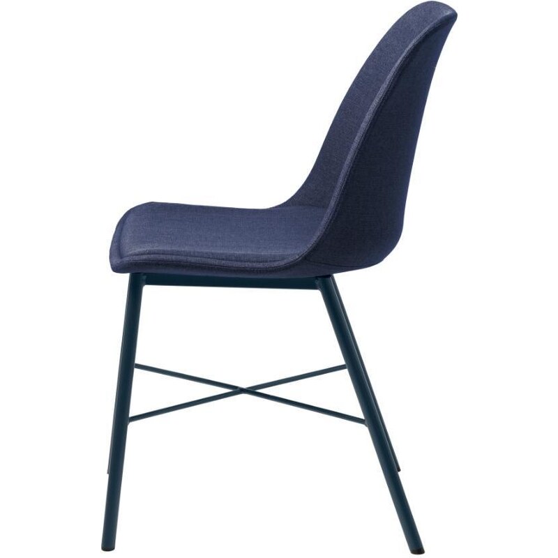 Modrá čalouněná jídelní židle Unique Furniture Whistler