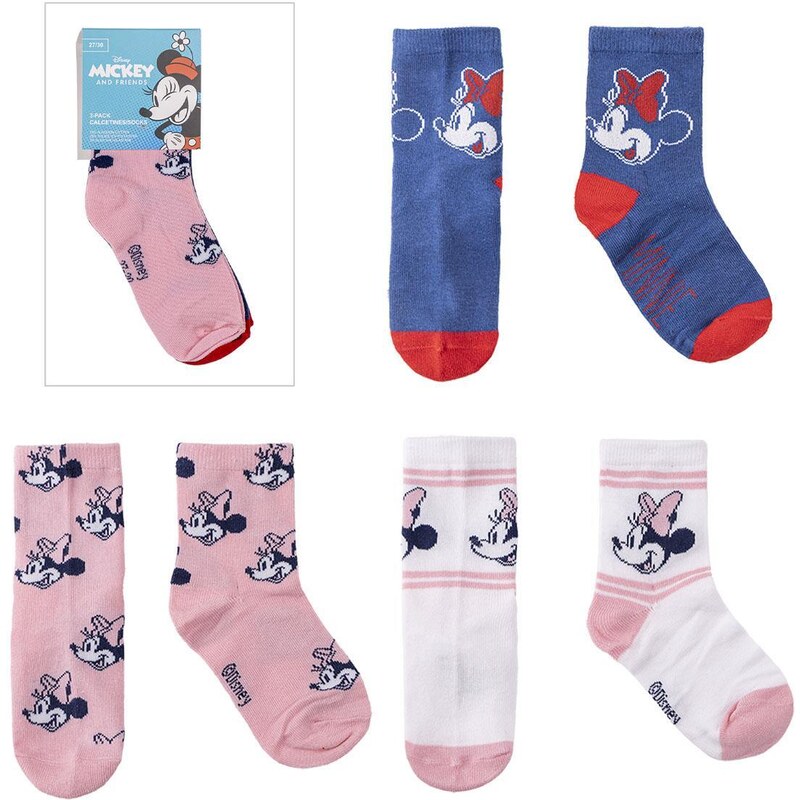 SOCKS PACK 3 PIECES MINNIE