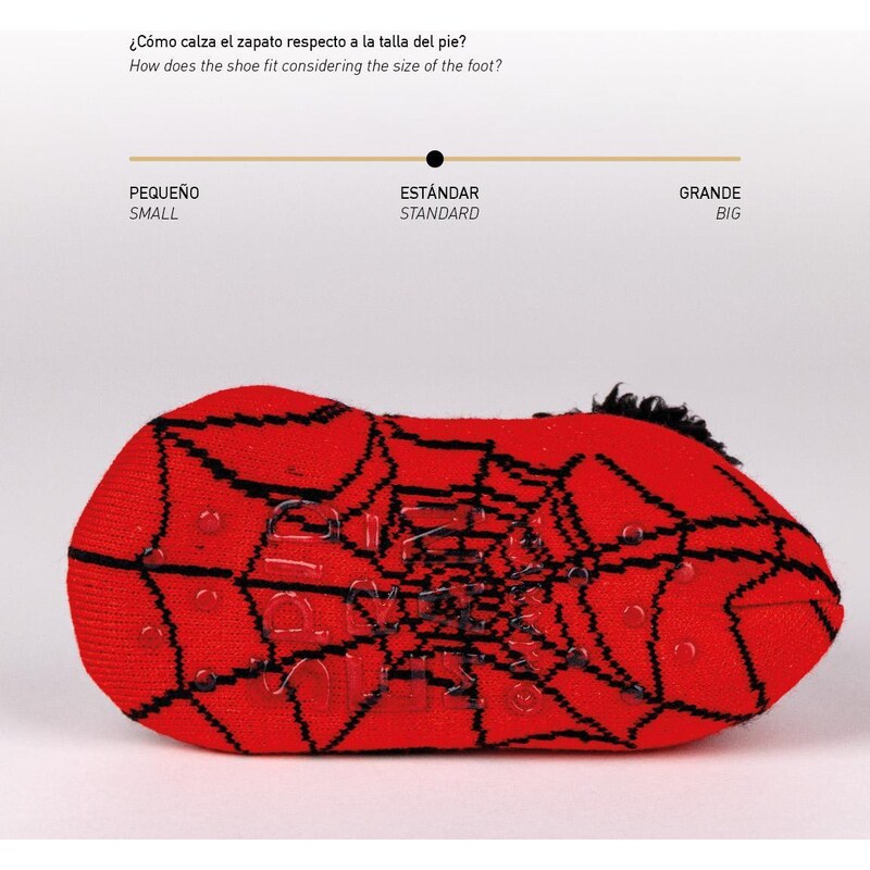 HOUSE SLIPPERS SOLE SOLE SOCK SPIDERMAN