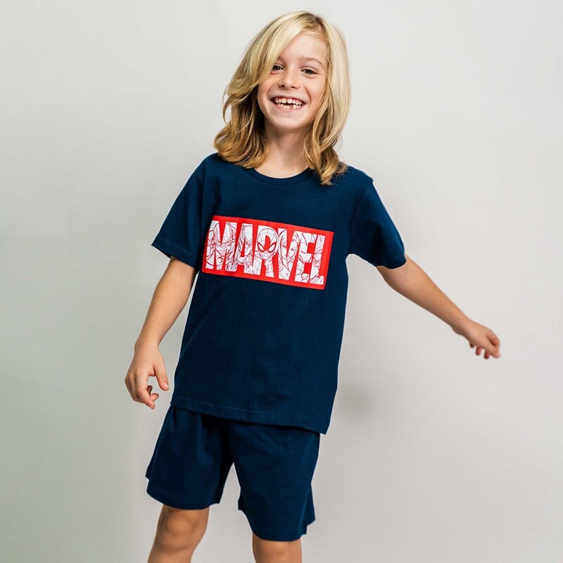 SHORT PYJAMAS SINGLE JERSEY MARVEL