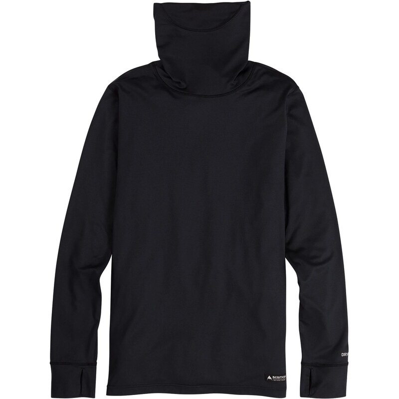 burton Pánské termoprádlo - tričko midweight long neck true black