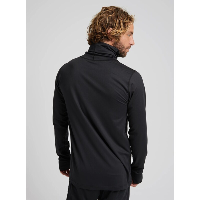 burton Pánské termoprádlo - tričko midweight long neck true black