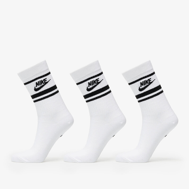 Pánské ponožky Nike NSW Everyday Essential Crew Socks 3-Pack White/ Black/ Black