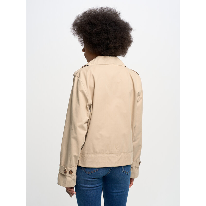 Big Star Woman's Jacket Outerwear 130337 Gold 801