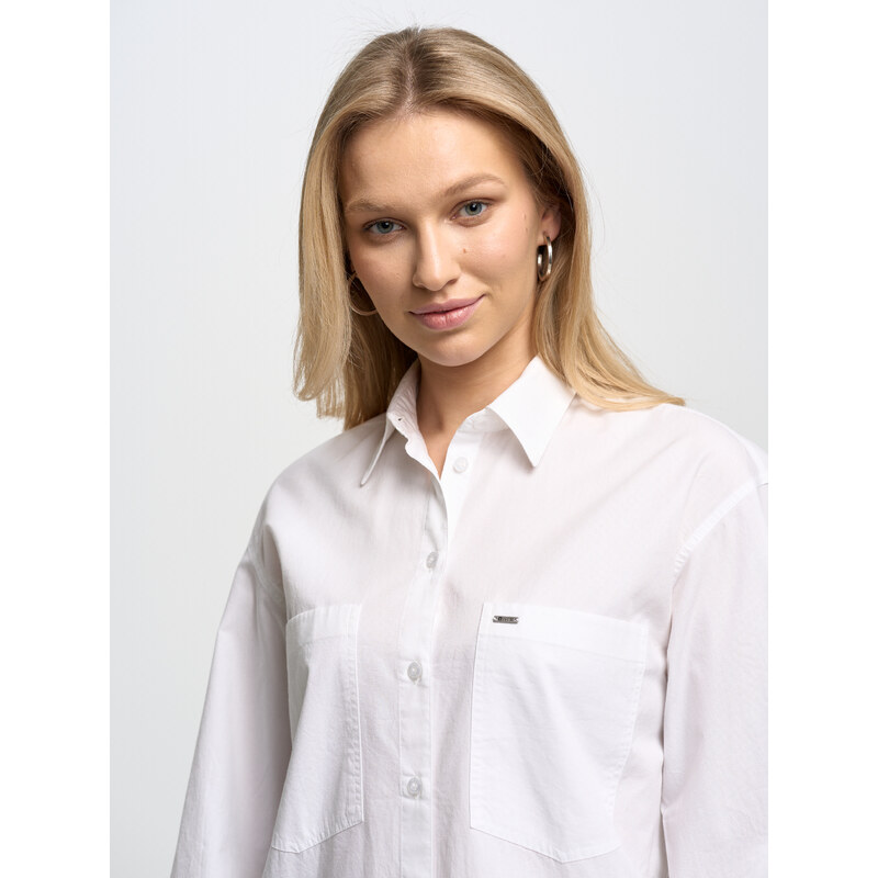 Big Star Woman's Shirt 141912 White 100