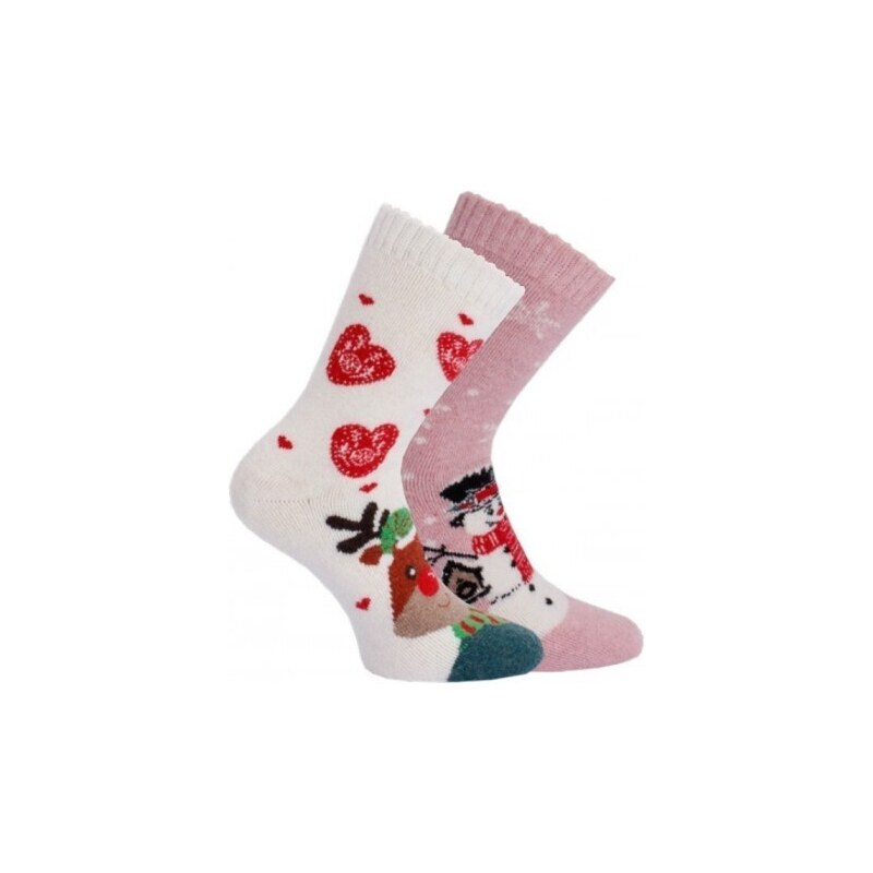 Dámské vlněné vánoční ponožky Trendy socks 35-38