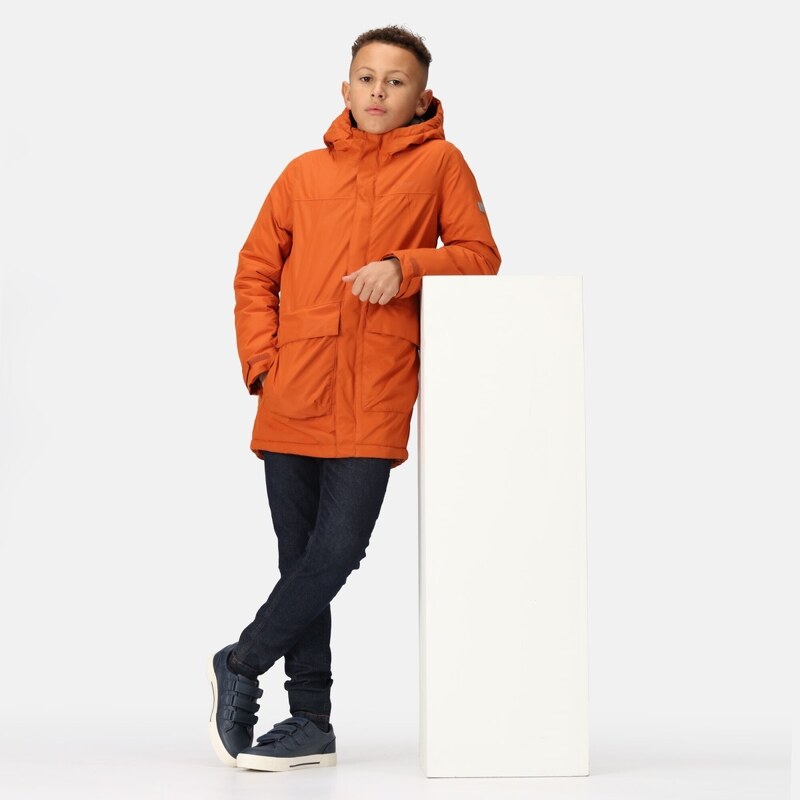 Chlapecký kabát Regatta FARBANK oranžová