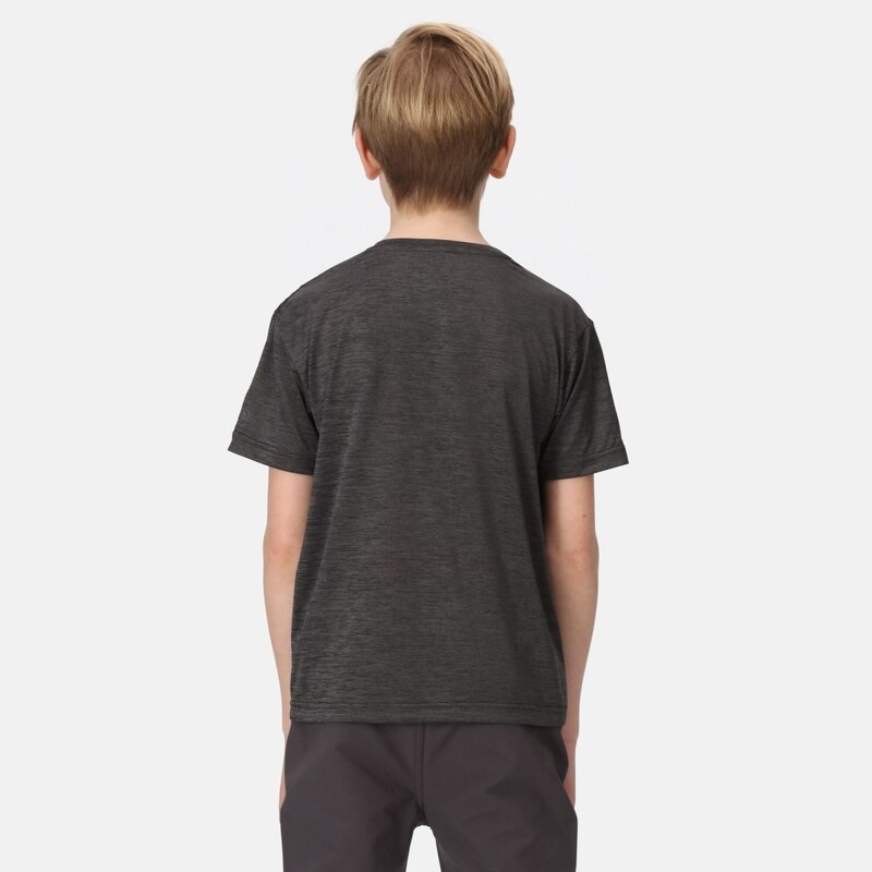 Dětské funkční tričko Regatta FINDLEY tmavě šedá