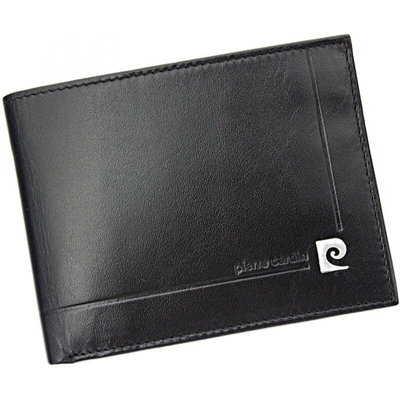 Pánská kožená peněženka černá - Pierre Cardin Steffano černá
