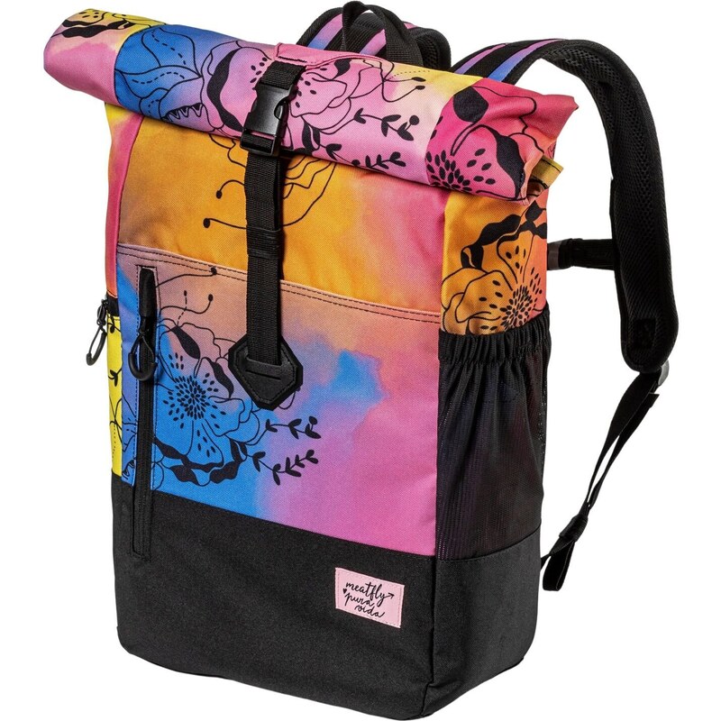 Meatfly Batoh X Pura Vida Holler - Peach Flowers - 28 L