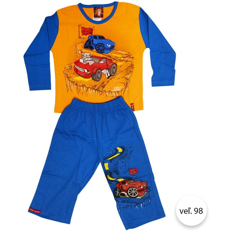Chlapecké pyžamo ROAD KINGS, vel.98, modro-oranžová, COOL Comics