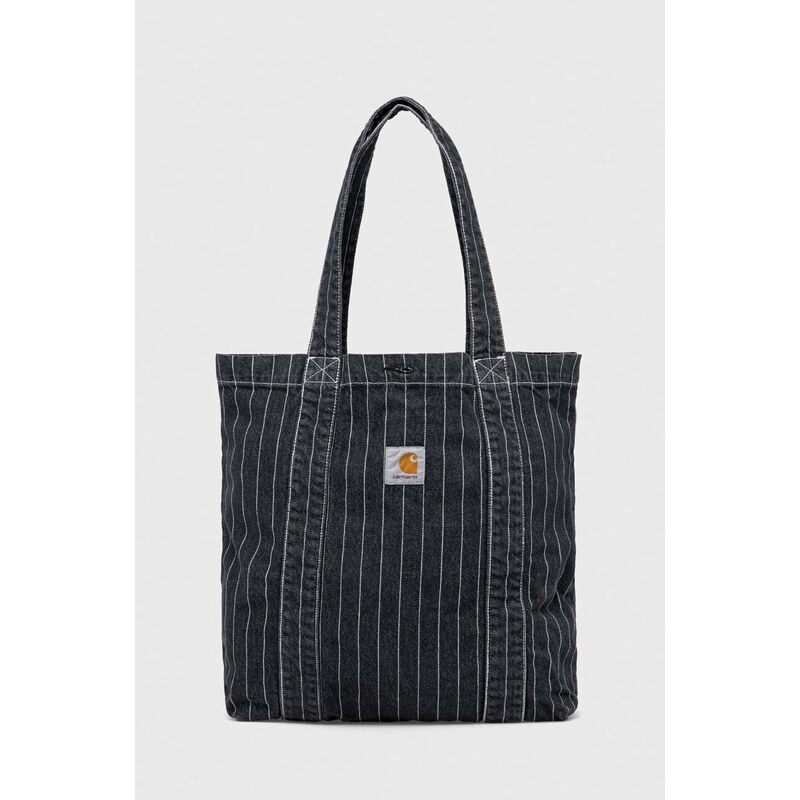 Taška Carhartt WIP Orlean Tote Bag černá barva, I033007.1XX06