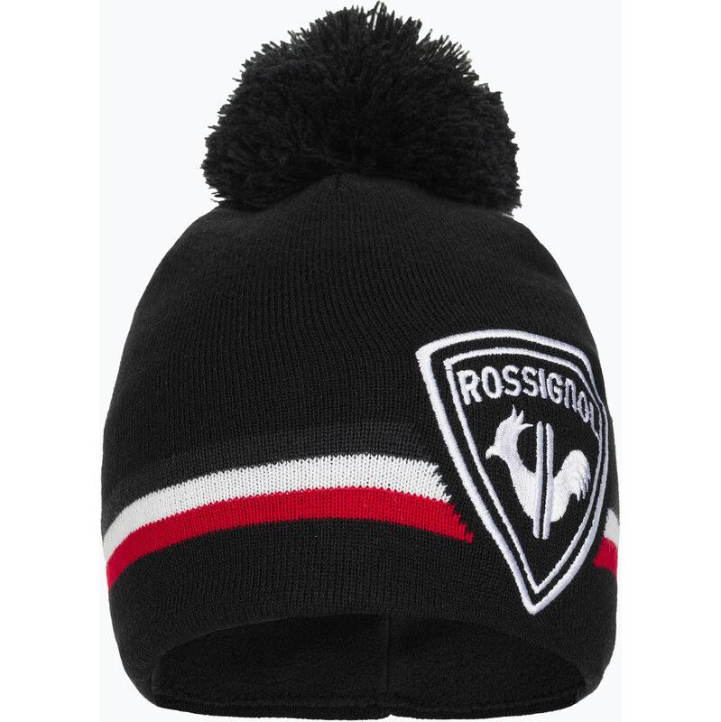 Rossignol Rooster Pompon černá pánská zimní čepice