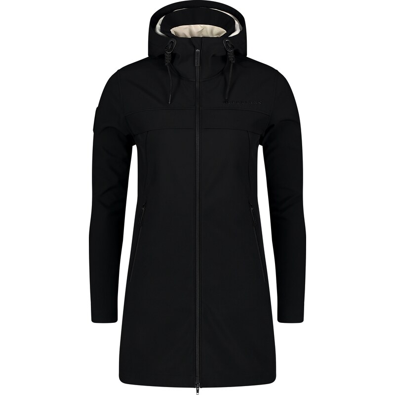 Nordblanc Černý dámský zateplený nepromokavý softshellový kabát ANYTIME
