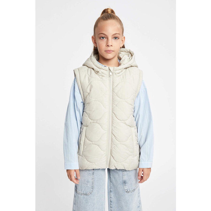 DEFACTO Fleece Lined Puffer Jacket