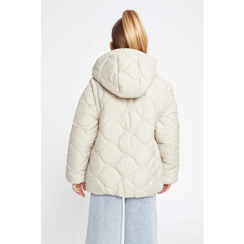 DEFACTO Fleece Lined Puffer Jacket