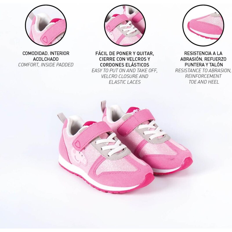 SPORTY SHOES TPR SOLE PEPPA PIG