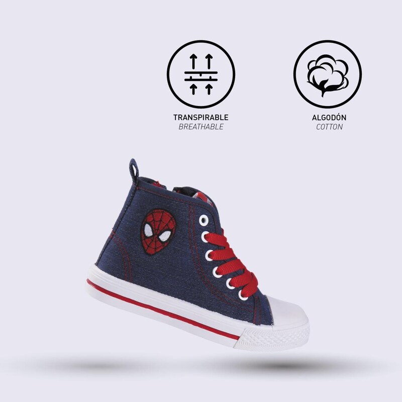 SNEAKERS PVC SOLE HIGH SPIDERMAN