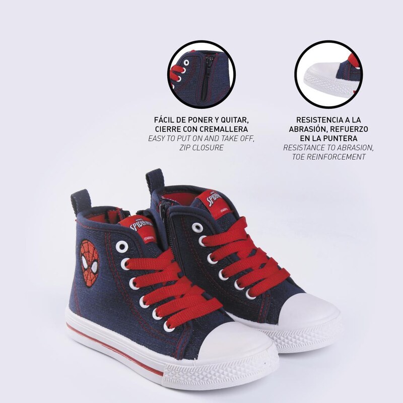 SNEAKERS PVC SOLE HIGH SPIDERMAN