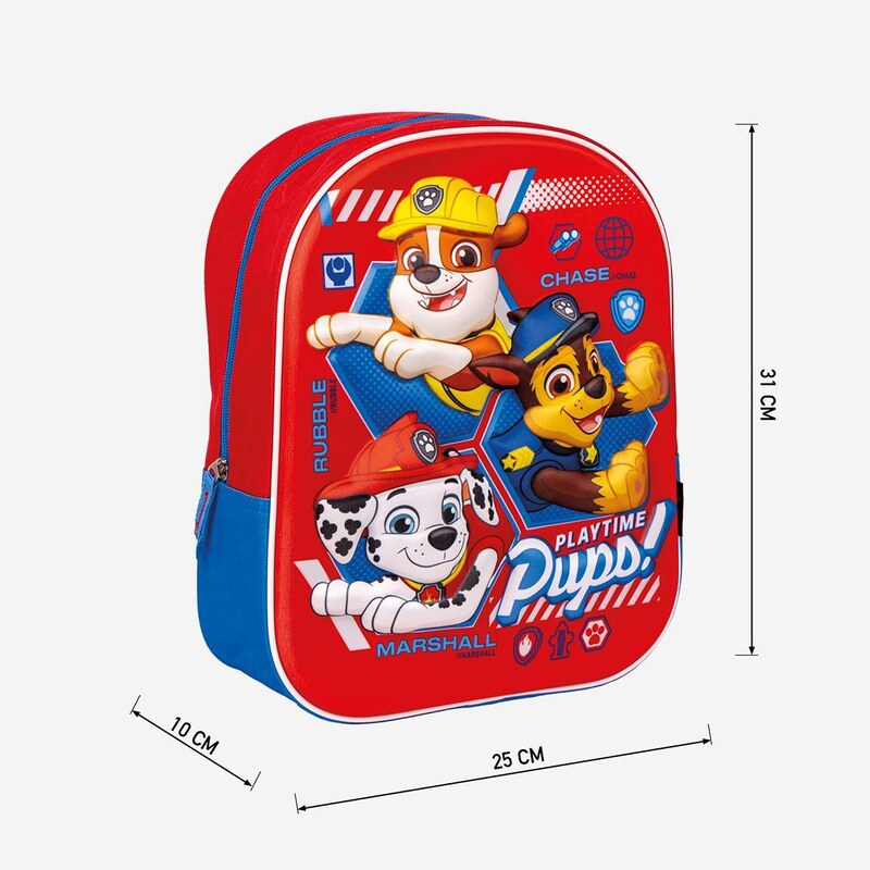 KIDS BACKPACK 3D PAW PATROL