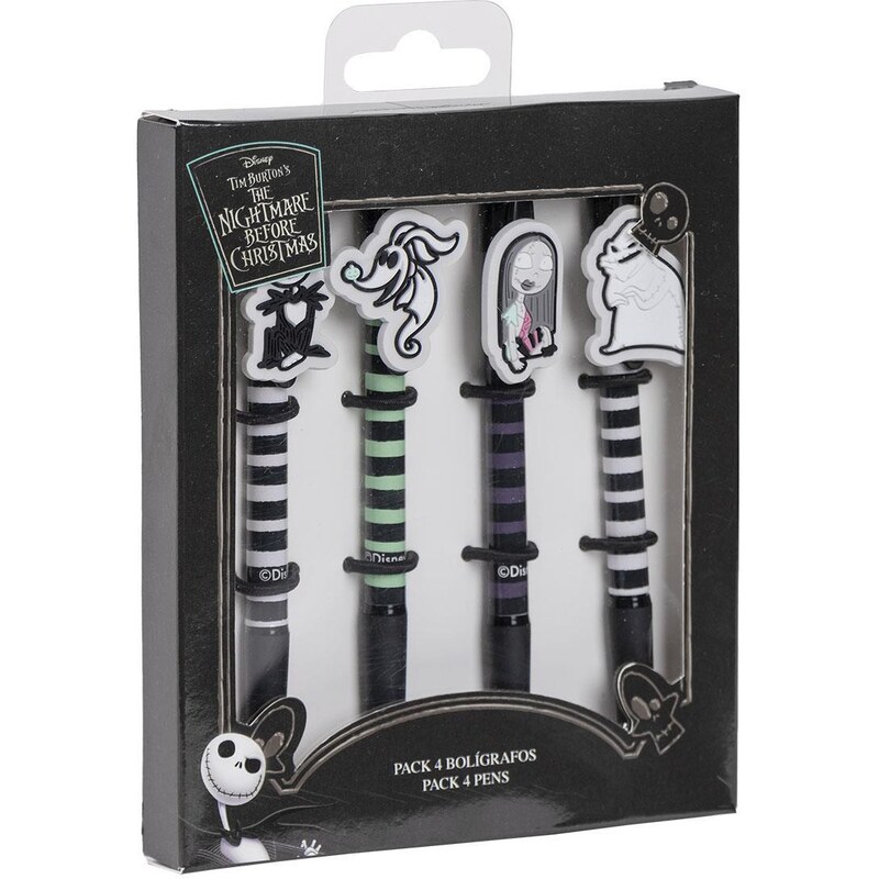 PEN PACK X6 NIGHTMARE BEFORE CHRISTMAS