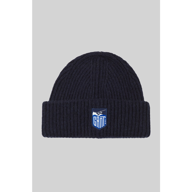 ČEPICE GANT ALPINE BADGE BEANIE modrá S/M