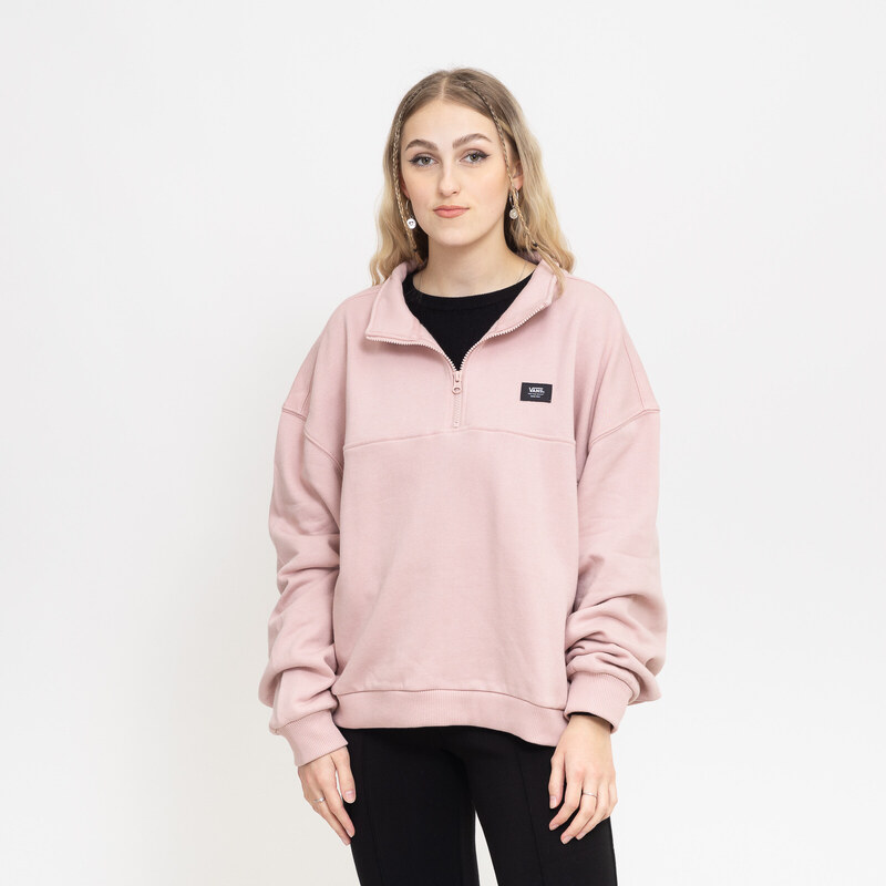 VANS Leighton Mock Neck Fleece PALE MAUVE