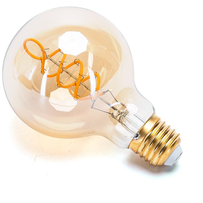 Aigostar LED filament žárovka G80 E27 4W 1800K 280 lm